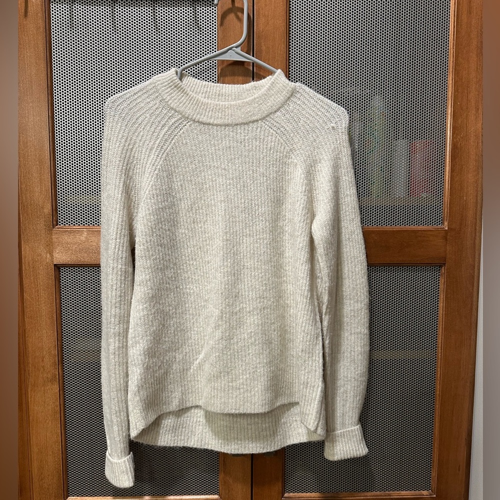 H&M white oversized sweater